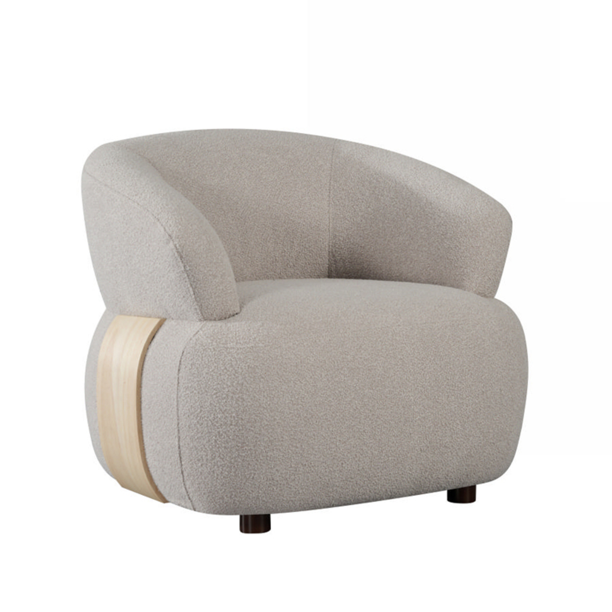 LABEL51 - Fauteuil Valenza - Beige - 81x84x75cm
