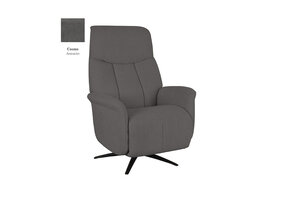 LABEL51 Fauteuil Oslo - Antraciet - Cosmo - Elektrisch - 87x79x112 cm