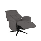 LABEL51 Fauteuil Oslo - Antraciet - Cosmo - Elektrisch - 87x79x112 cm