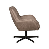 LABEL51 Fauteuil Moss - Taupe - Micro Suede - 77x70x90  cm