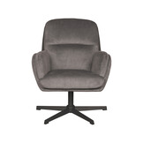LABEL51 Fauteuil Moss - Antraciet - Cosmo - 77x70x90 cm