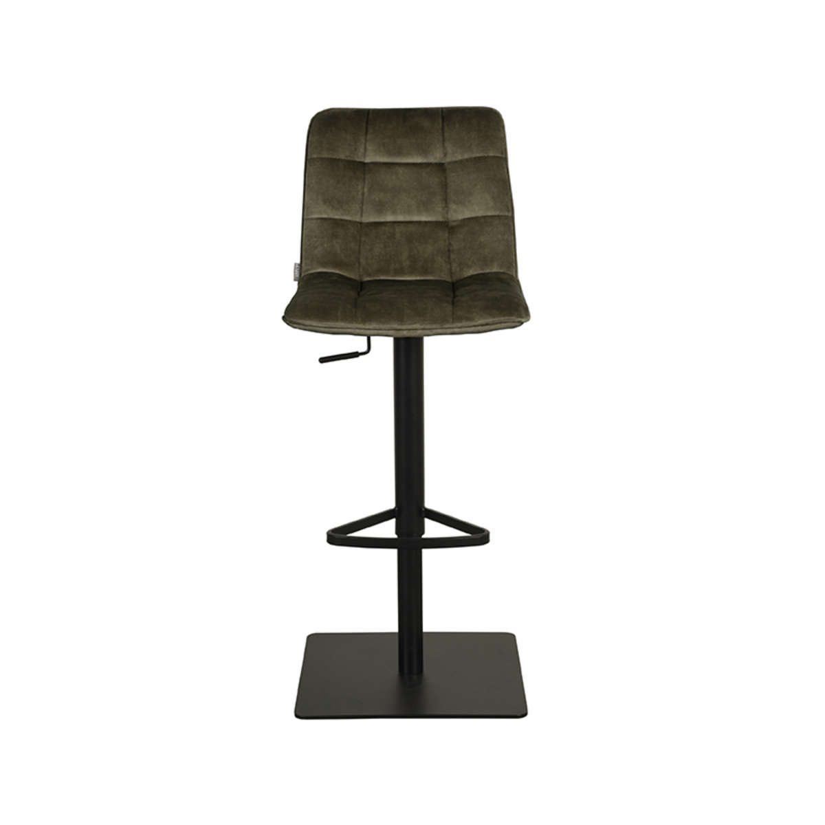 LABEL51 Barkruk Juul - Hunter - Velours- 56x45x88 cm - set van 2