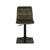 LABEL51 Barkruk Juul - Hunter - Velours- 56x45x88 cm - set van 2