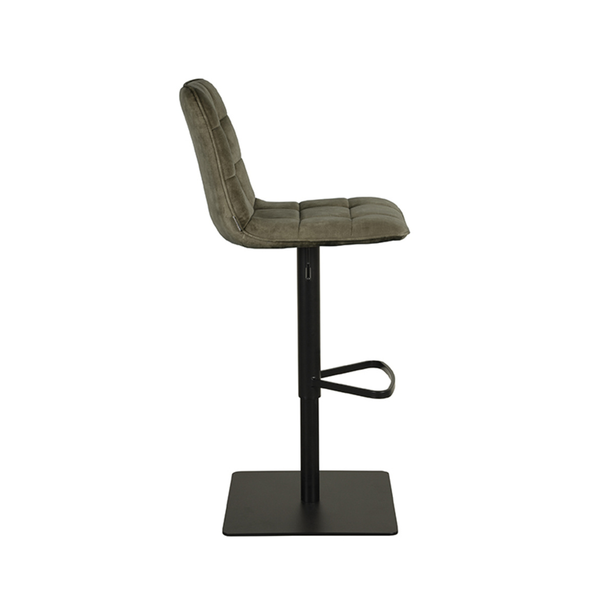 LABEL51 Barkruk Juul - Hunter - Velours- 56x45x88 cm - set van 2