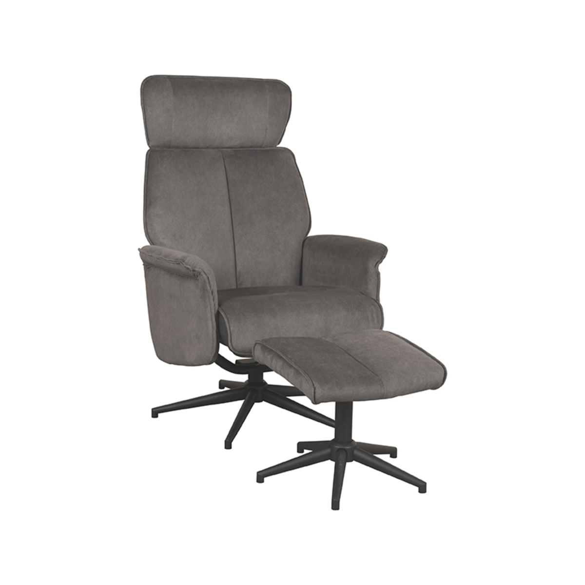 LABEL51 - Fauteuil Verdal - Grijs - 79x77x109cm