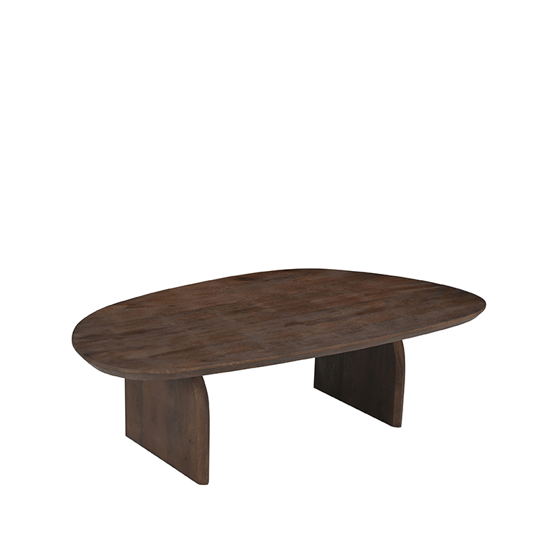 LABEL51 Salontafel Cooper - Espresso - Mangohout - 75x135 cm