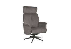LABEL51 Fauteuil Verdal - Antraciet - Cosmo - 79x77x109 cm