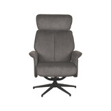 LABEL51 Fauteuil Verdal - Antraciet - Cosmo - 79x77x109 cm