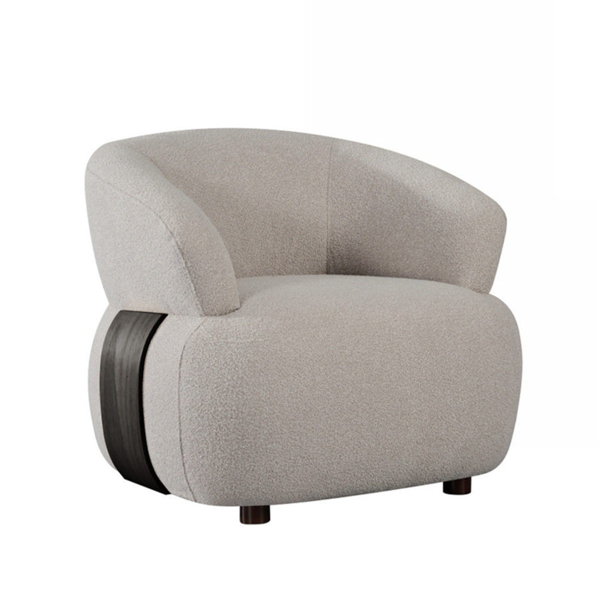 LABEL51 - Fauteuil Valenza - Beige - 81x84x75cm