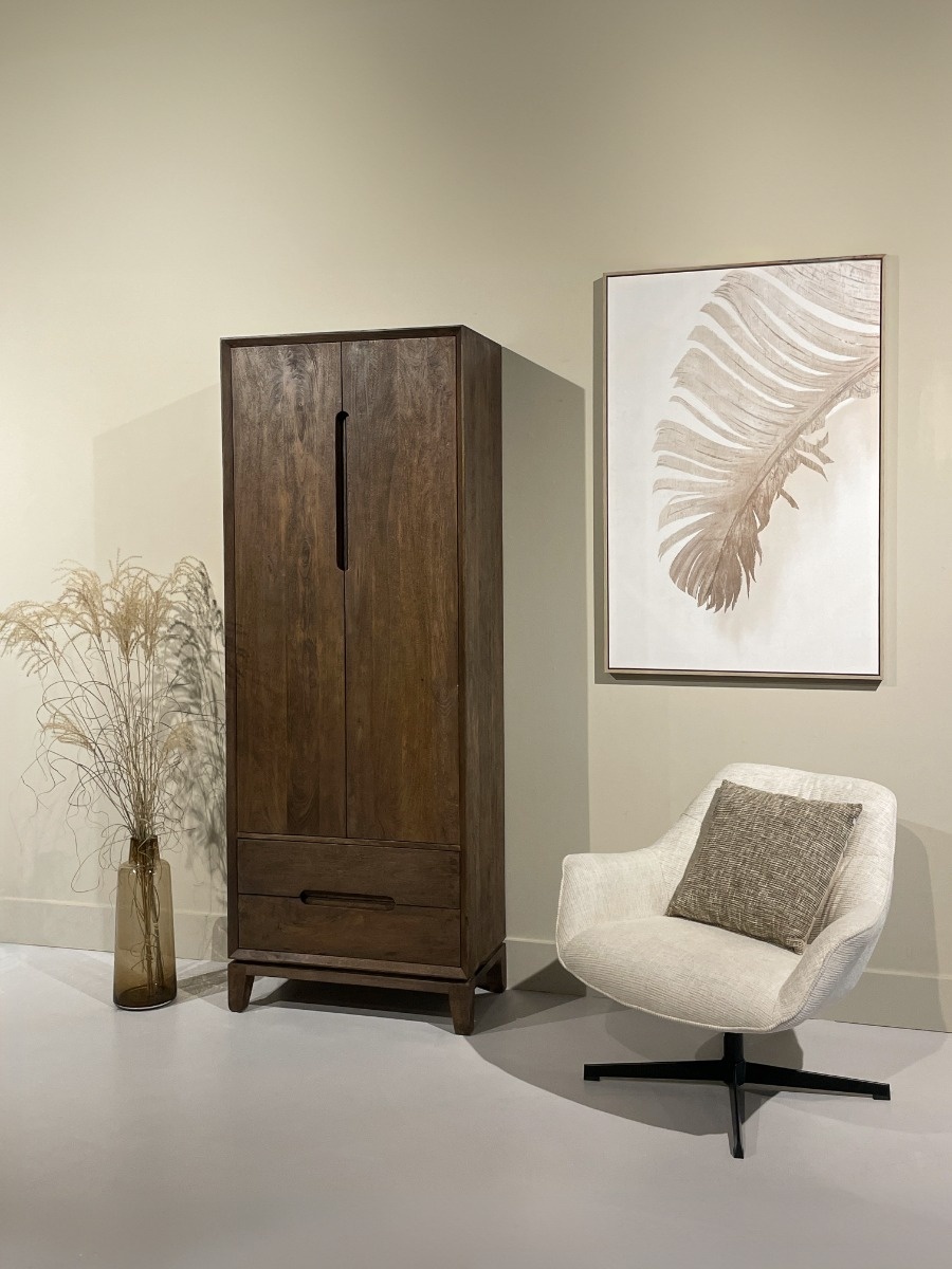 Livingfurn - Kabinetkast Cortez - 200x75x40 cm - Mangohout