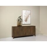 Livingfurn - Dressoir Cortez - 190x85x40 cm - Mangohout