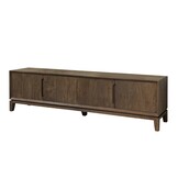 Livingfurn - TV meubel Cortez - 210x55x40 cm - Mangohout