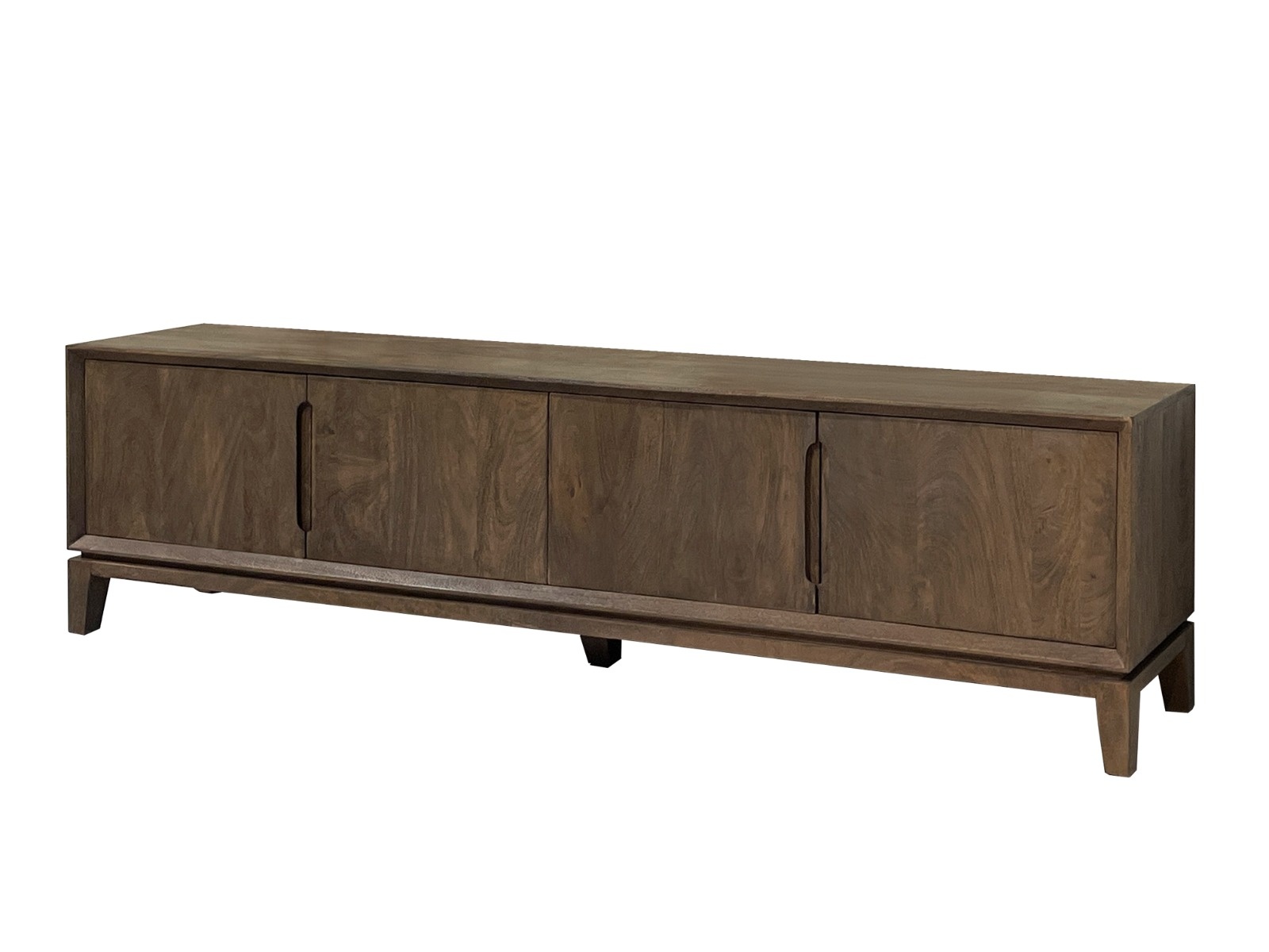 Livingfurn - TV meubel Cortez - 210x55x40 cm - Mangohout