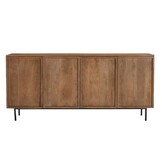 Livingfurn - Dressoir Elan - 180x75x40 cm - Mangohout