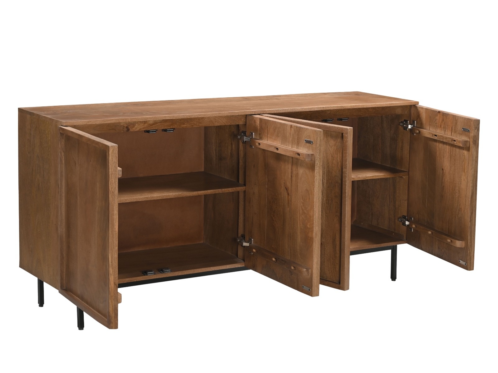 Livingfurn - Dressoir Elan - 180x75x40 cm - Mangohout
