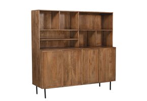 Livingfurn - Kabinetkast Elan - 180x150x45 cm - Mangohout