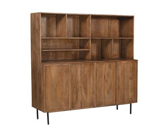 Livingfurn - Kabinetkast Elan - 180x150x45 cm - Mangohout