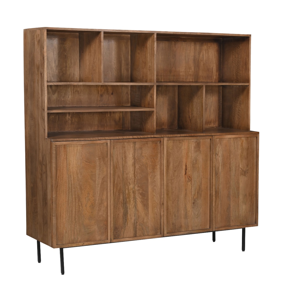 Livingfurn - Kabinetkast Elan - 180x150x45 cm - Mangohout