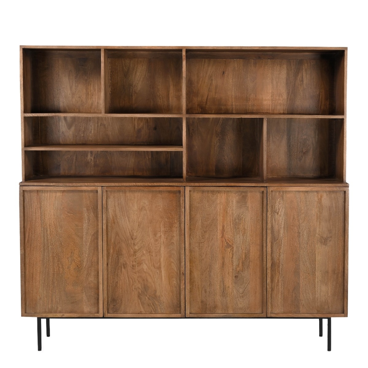 Livingfurn - Kabinetkast Elan - 180x150x45 cm - Mangohout