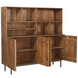 Livingfurn - Kabinetkast Elan - 180x150x45 cm - Mangohout