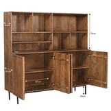 Livingfurn - Kabinetkast Elan - 180x150x45 cm - Mangohout