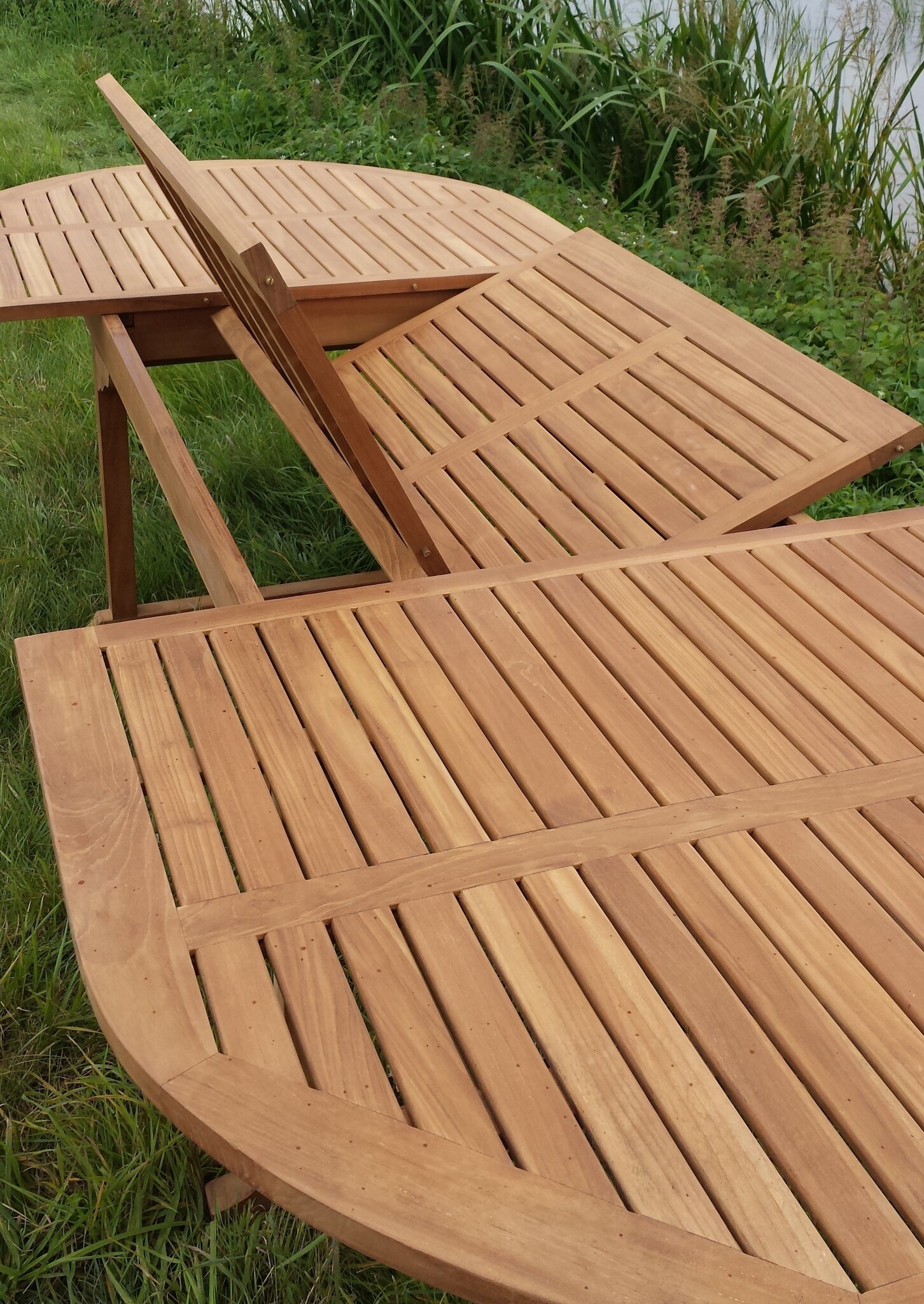 Livingfurn - Table Oval Extension - Uitschuifbaar - 180-240 cm - Teakhout