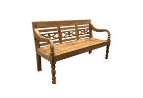 Livingfurn - Tuinbank Station Kasar - 150x90x55 cm - Teakhout