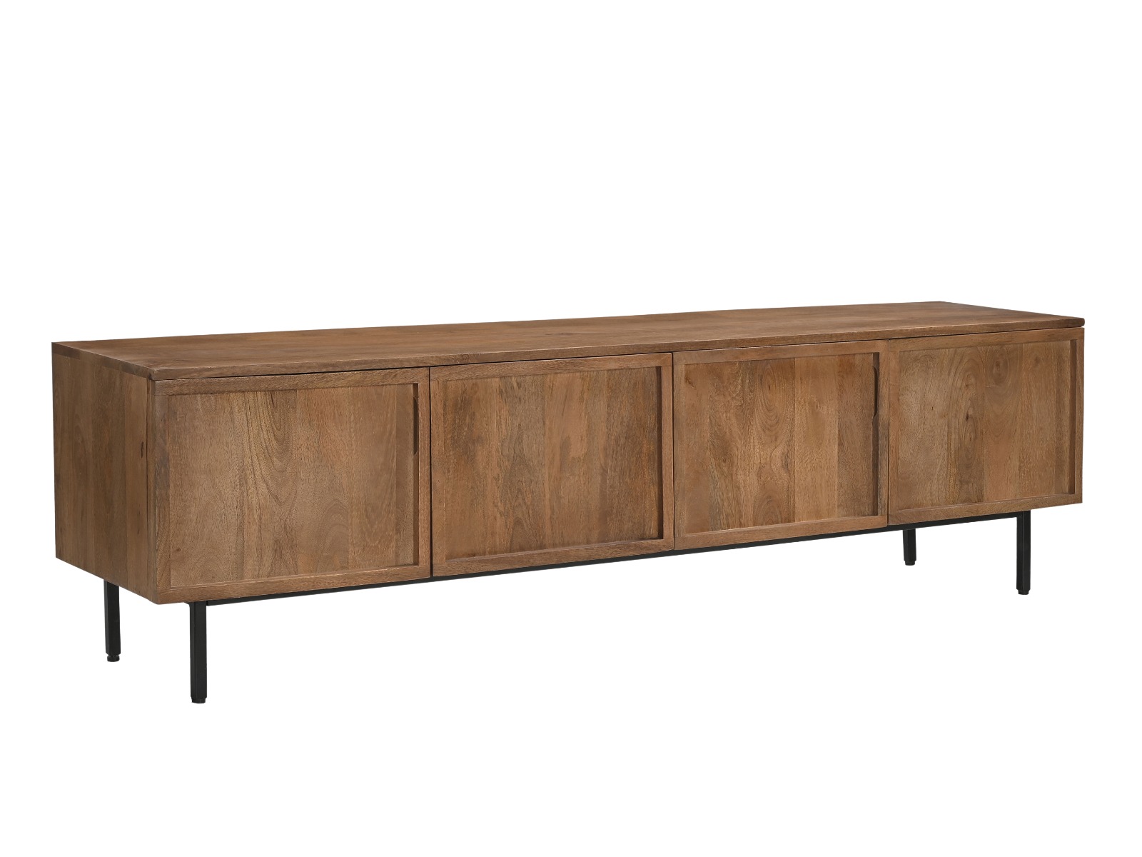 Livingfurn - TV meubel Elan - 180x50x40 cm - Mangohout