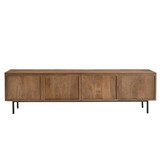 Livingfurn - TV meubel Elan - 180x50x40 cm - Mangohout