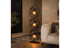 Hoyz Collection - Vloerlamp 3L Galaxy - Artic Zwart