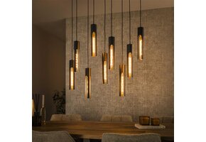 Hoyz Collection - Hanglamp 5+4 Tube - Artic Zwart