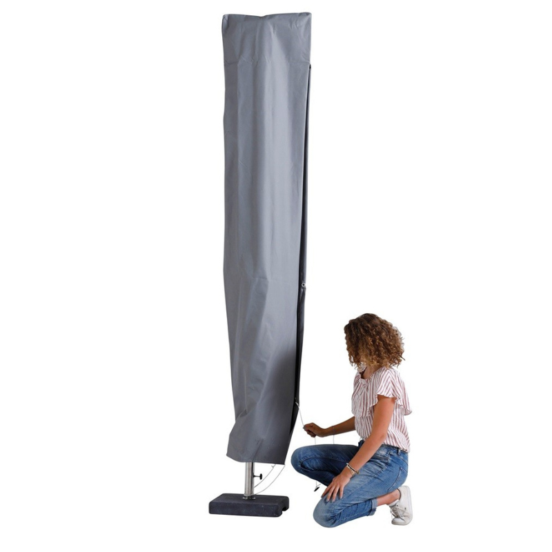 MEGA COMBI DEAL! Madison Parasol Saint-Tropez sage + voet + hoes