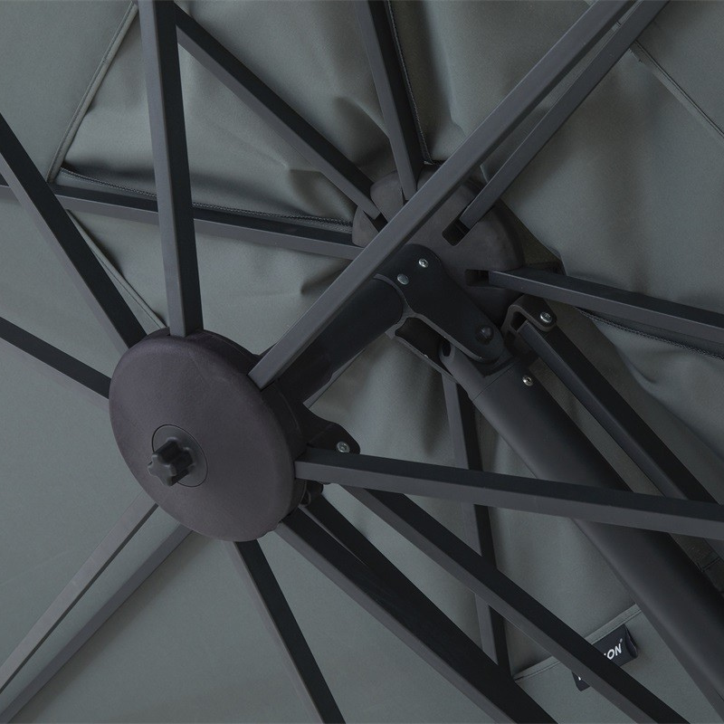 MEGA COMBI DEAL! Madison Parasol Saint-Tropez sage + voet + hoes