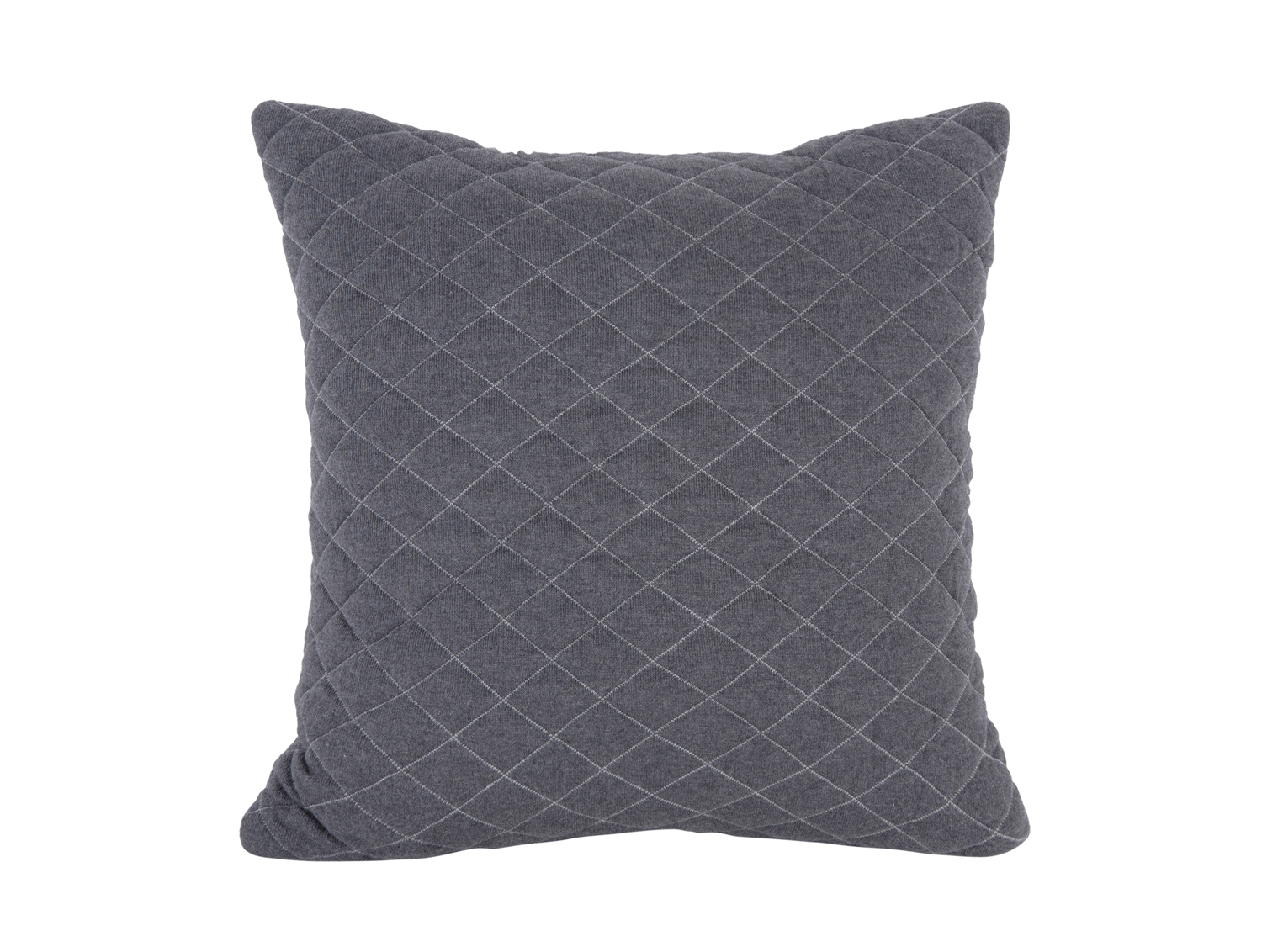 Present Time - Cushion Diamonds Quilted - Donkergrijs