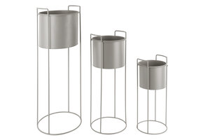 Present Time - Bloempot Set Essence - Warmgrijs