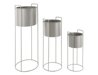 Present Time - Bloempot Set Essence - Warmgrijs