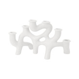 Present Time - Kandelaar Swirls Large - Wit