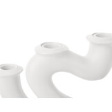 Present Time - Kandelaar Swirls Large - Wit
