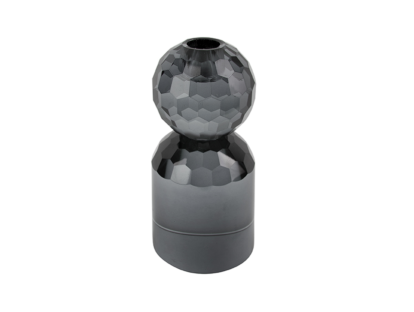 Present Time - Kandelaar Crystal Art Large Ball - Zwart