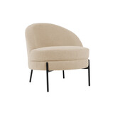 Leitmotiv - Fauteuil Noble Teddy Curl - Beige