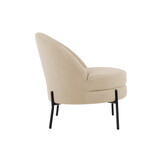 Leitmotiv - Fauteuil Noble Teddy Curl - Beige