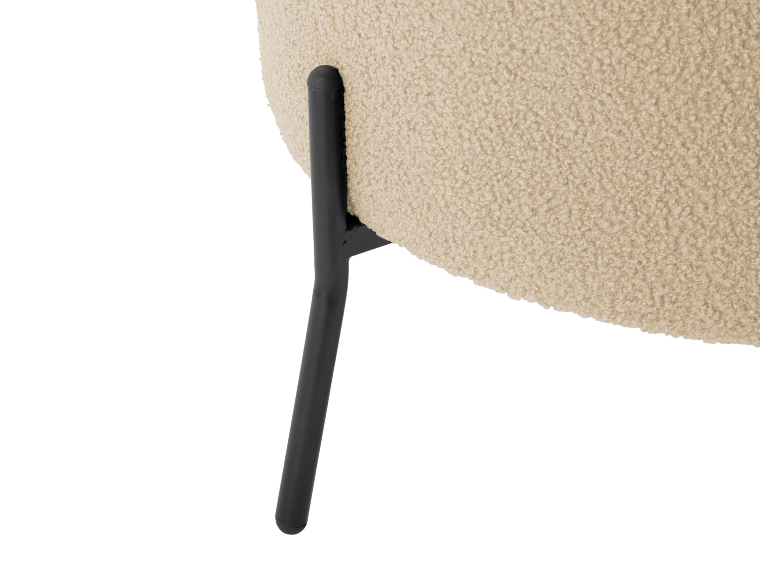 Leitmotiv - Fauteuil Noble Teddy Curl - Beige