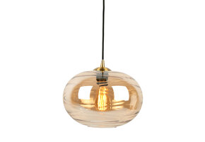 Leitmotiv - Hanglamp Glamour Sphere - Amberbruin