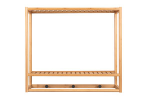 Leitmotiv - Wall Coat Rack Sheer Bamboo - Bamboe