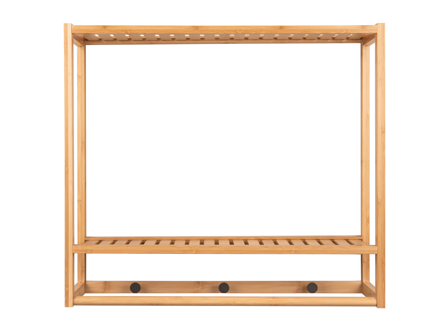 Leitmotiv - Wall Coat Rack Sheer Bamboo - Bamboe