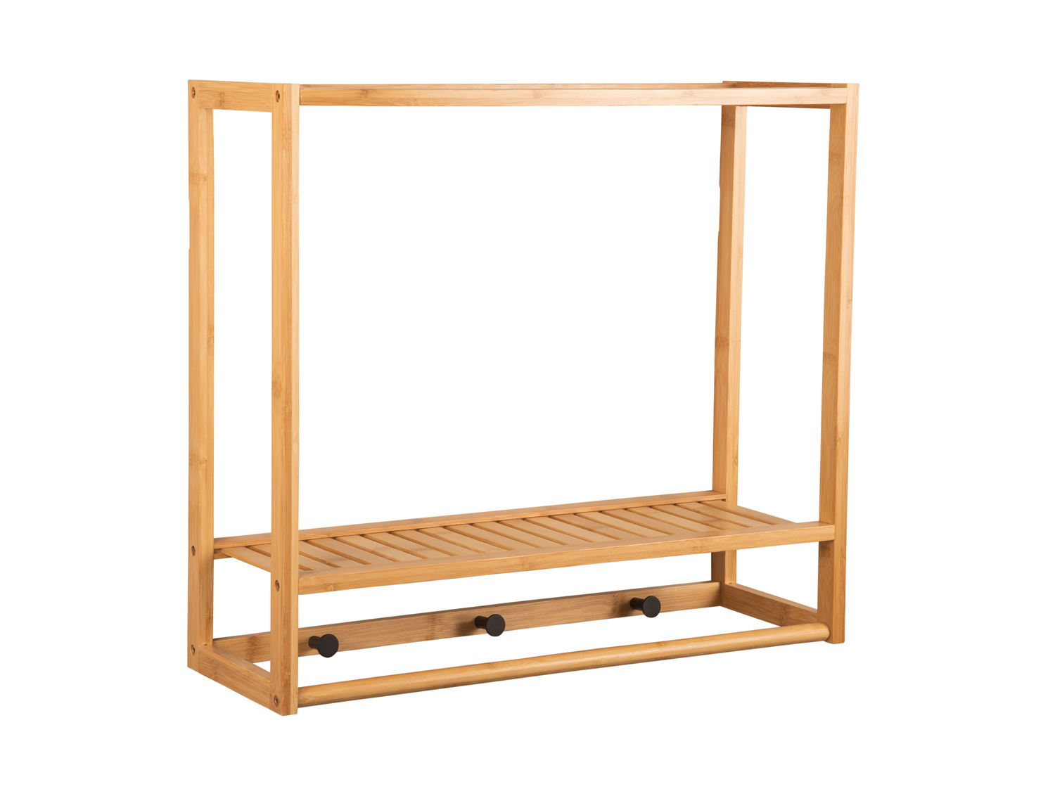 Leitmotiv - Wall Coat Rack Sheer Bamboo - Bamboe