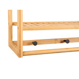 Leitmotiv - Wall Coat Rack Sheer Bamboo - Bamboe