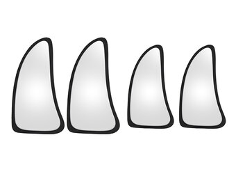 Present Time - Spiegel Set Harmony - Zwart