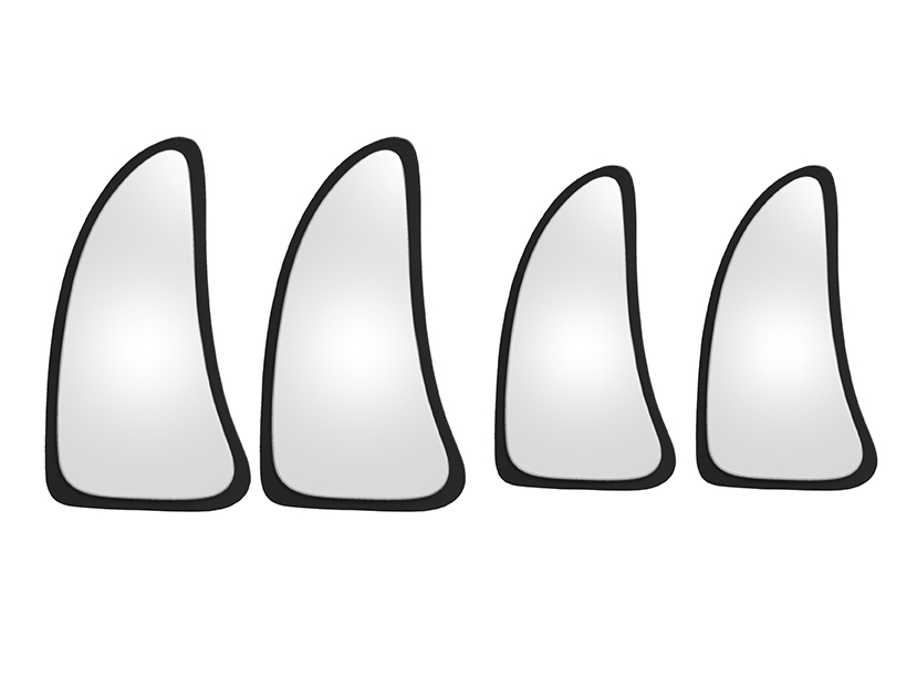 Present Time - Spiegel Set Harmony - Zwart