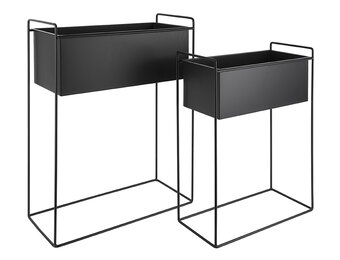 Present Time - Bloempot Set Essence Straight - Zwart